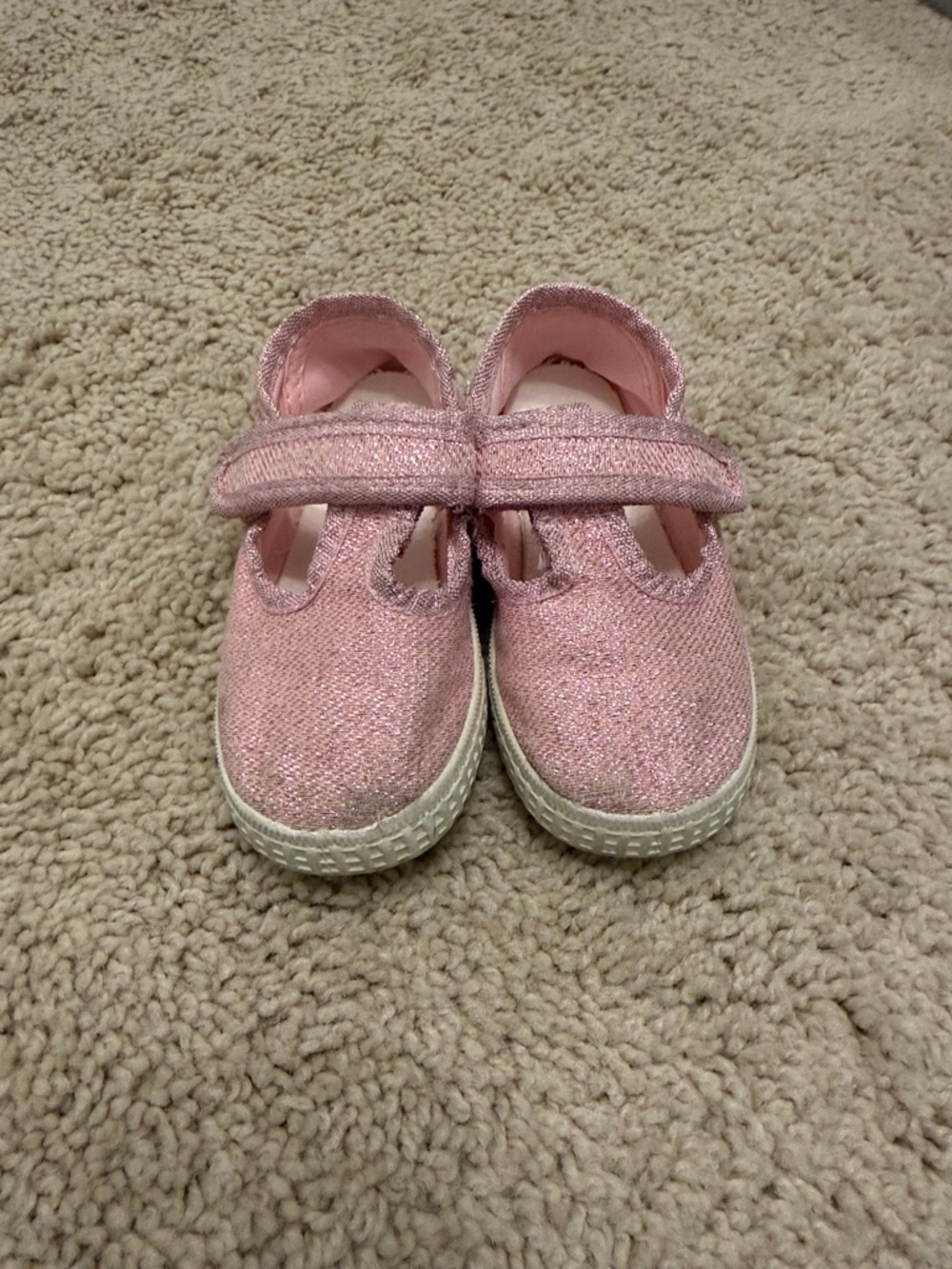 Cienta Light Pink Mary Jane Sneakers with White Sole - Picture 6 of 6